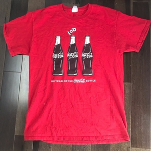 Fruit Of The Loom 100 Years of Coke T Shirt M‎ VGUC